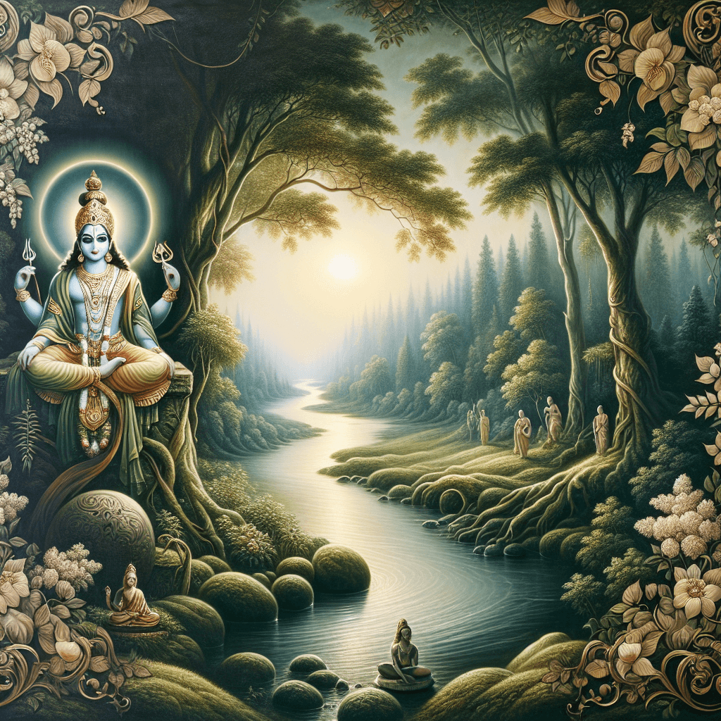 Illustration inspired by The Rath Yatra Year When the Rain Stopped on the Lord’s Command” An elderly devotee wants to witness the Rath Yatra for the first time. Dark clouds gather… but the Lord protects his devotee’s wish..